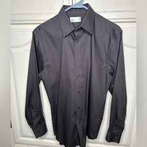 Nordstrom Classic Black Dress Shirt
